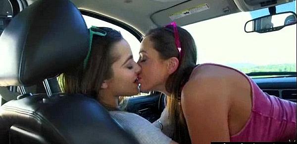  Sexy Lesbian Girls (Dani Daniels & Abigail Mac) Make Love In Front Of Camera movie-11
